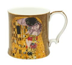 Home Elements  Porcelánový hrnček 360 ml, Klimt Bozk zlatý