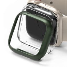 RINGKE Ochrana Displeja Hodiniek Slim 2-Pack Apple Watch 7 (41 Mm) Clear & Deep Green