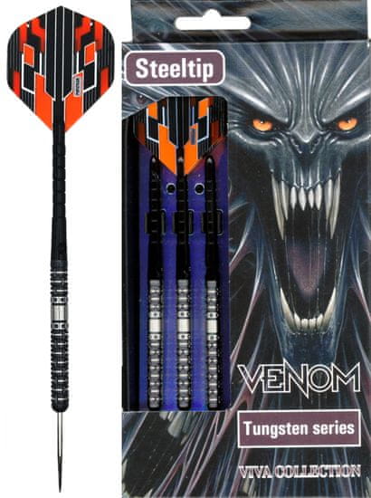 POWERDART Šipky VENOM 90% tungsten 22 gram