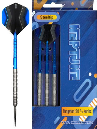 POWERDART Šipky STEEL NEPTUNE 90% TUNGSTEN 23 gramov - kovový hrot