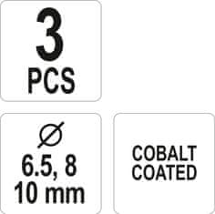 YATO Sada vrtákov na bodové zvary 3ks