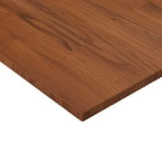 Vidaxl Štvorcová stolová doska tmavohnedá 60x60x1,5 cm lakovaný dub