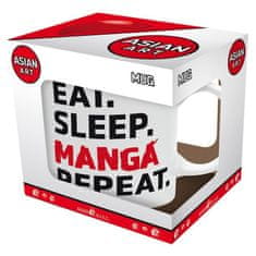Eat, Sleep, Manga, Repeat Keramický hrnček 320 ml