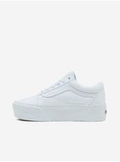 Vans Biele dámske tenisky na platforme VANS UA Old Skool Stackform 40 1/2