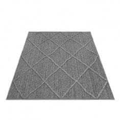 Ayyildiz Kusový koberec Patara 4952 Grey – na von aj na doma 140x200