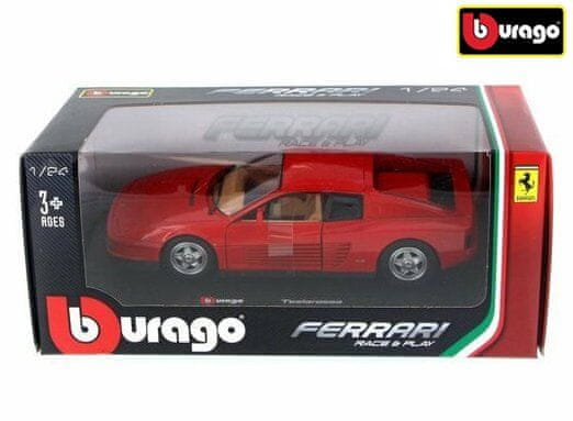 BBurago ASST 1:24 Ferrari Autá 12ks MIX