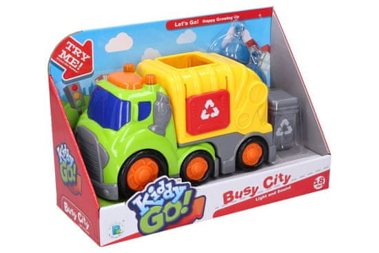 KIDDY Auto smetiarske s efektmi 19,5 cm smetiaka