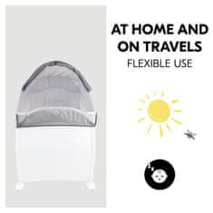 Travel Bed Canopy Grey