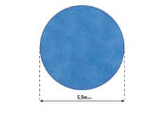 BazenyShop Solárna plachta modrá na bazén s priemerom 5,5m