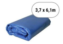 BazenyShop Solárna plachta modrá na bazén 3,7 x 6,1m