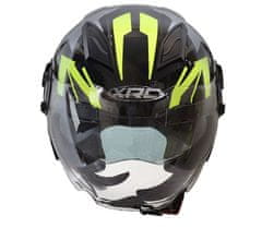 XRC Helma na moto Metric 2.0 black/fluo vel. S