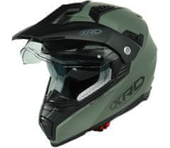 XRC Helma na moto Dual Alpiner 2.0 ECE06 matt khaki vel. XS