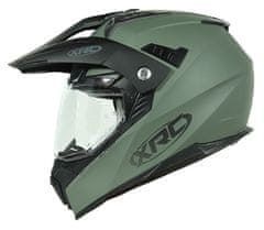 XRC Helma na moto Dual Alpiner 2.0 ECE06 matt khaki vel. XS