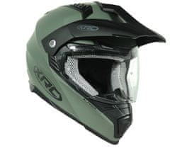 XRC Helma na moto Dual Alpiner 2.0 ECE06 matt khaki vel. XS