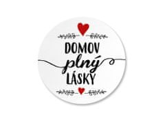 Nekupto Drevený podtácok Domov plný lásky Sladký domov