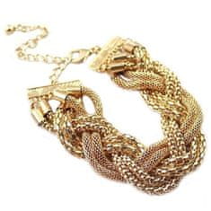 IZMAEL Náramok Gold Twisted-Zlatá KP452