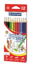 Centropen Pastelky 12 ks šesťhranné 