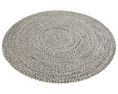 NORTHRUGS Kusový koberec Braided 105552 Melange kruh – na von aj na doma 150x150 (priemer) kruh