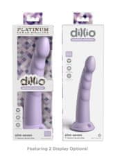 Pipedream Dillio Platinum Slim Seven 7" purple silikónové dildo