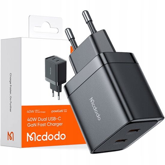 Mcdodo USB-C rýchlonabíjačka 2x 20W pre iPhone 14 Mcdodo CH-2501