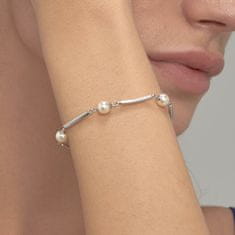 Brosway Pôvabný oceľový náramok s perlami BFF164