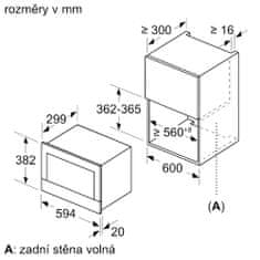 Bosch vstavaná mikrovlnná rúra BFR634GB1