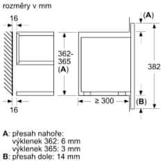 Bosch vstavaná mikrovlnná rúra BFR634GB1