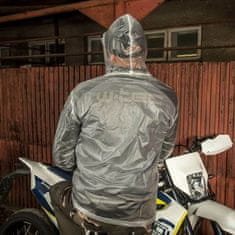 W-TEC Moto pláštenka Lighty Farba transparentná, Veľkosť 4XL