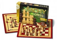 Bonaparte Šach, dáma, mlyn spoločenská hra v krabici 35x23x4cm Cena za 1ks