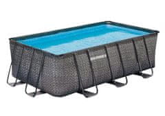 Marimex Bazén Florida Premium 2,15 x 4,00 x 1,22 m - dekor RATTAN bez filtrácie