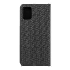 MobilMajak Puzdro / obal pre Samsung Galaxy A51 čierny - kniha Luna Carbon