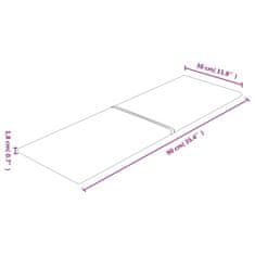 Vidaxl Nástenné panely 12 ks tmavozelené 90x30 cm zamat 3,24 m²