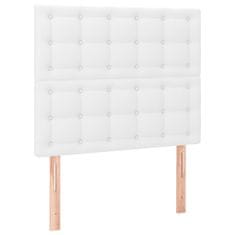 Petromila vidaXL Boxspring posteľ s matracom biela 90x190 cm umelá koža