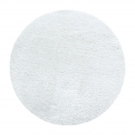 Ayyildiz AKCIA: 120x120 (prúmer) kruh cm Kusový koberec Brilliant Shaggy 4200 Snow kruh
