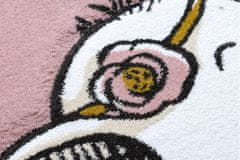 Dywany Łuszczów Detský kusový koberec Petit Elephant stars pink kruh 140x140 (priemer) kruh