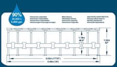 Bestway Bazén Stone s konštrukciou 5,49 x 1,32 m set