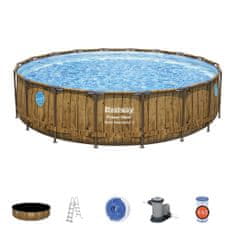 Bestway Bazén Wood Swim Vista s konštrukciou 5,49 x 1,22 m set