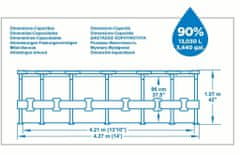 Bestway Bazén s konštrukciou 4,27 x 1,07m drevený set