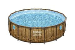 Bestway Bazén Wood Swim Vista s konštrukciou 4,88 x 1,22 m set