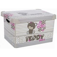 Krabica ukladací plast 10L 34x23x16, 5cm TEDDY