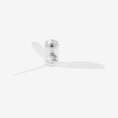 FARO Barcelona FARO MINI TUBE FAN, transparentný, stropný ventilátor s DC motorom