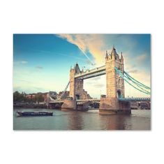 Wallmuralia.sk Foto obraz akrylové sklo Tower bridge Londýn 120x60 cm 2 prívesky