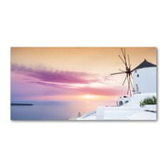 Wallmuralia.sk Foto obraz akrylové sklo Santorini Grécko 100x50 cm 2 prívesky