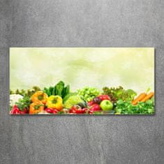 Wallmuralia.sk Foto obraz akrylové sklo Zelenina 100x50 cm 2 prívesky