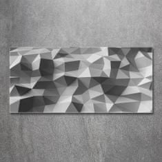 Wallmuralia.sk Foto obraz akrylové sklo Abstrakcia trojuholníky 125x50 cm 2 prívesky