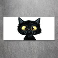 Wallmuralia.sk Foto obraz akrylové sklo Ilustrácia mačky 120x60 cm 2 prívesky
