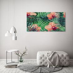 Wallmuralia.sk Foto obraz akrylové sklo Orchidea 100x50 cm 2 prívesky