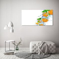 Wallmuralia.sk Foto obraz akryl zvislý do obývačky Pomaranče 100x50 cm 2 prívesky