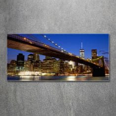 Wallmuralia.sk Foto obraz akrylové sklo Manhattan New York 100x50 cm 2 prívesky