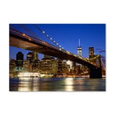 Wallmuralia.sk Foto obraz akrylové sklo Manhattan New York 100x50 cm 2 prívesky